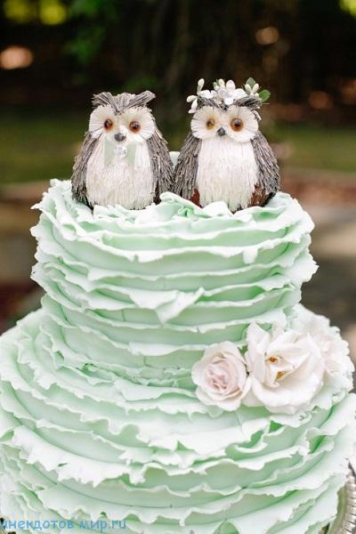необычный свадебный торт