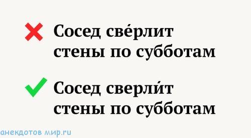 как правильно произносить глагол