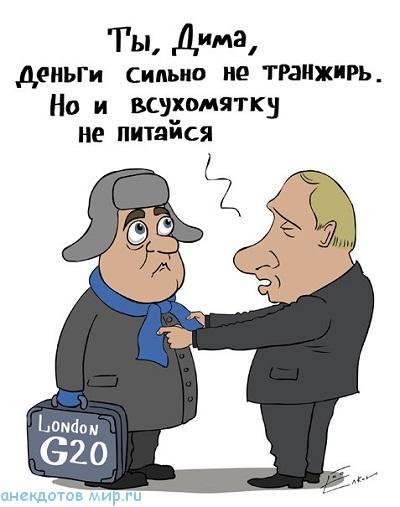 карикатура про медведева