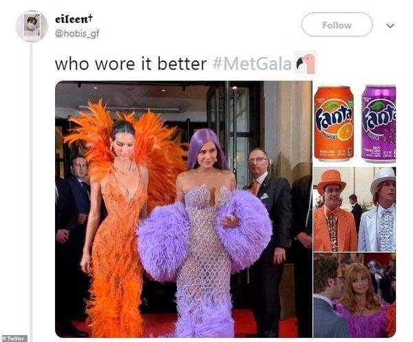 мэм на наряд звезд на Met Gala 2019 