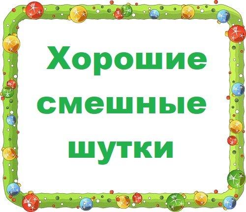 Подробнее о статье Хорошие смешные шутки