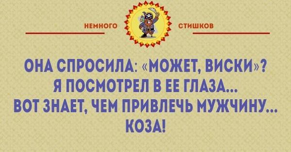 прикольное четверостишье