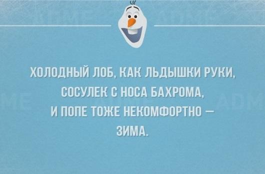 Подробнее о статье Остроумные статусы про зиму