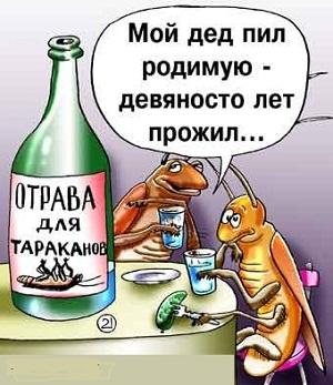 анекдот картинка про тараканов