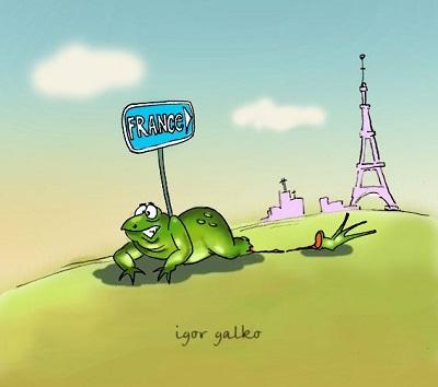 анекдот картинка про париж и францию