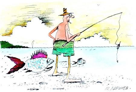 анекдот картинка про рыбалку