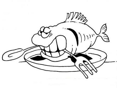 анекдот картинка про рыбу и раков