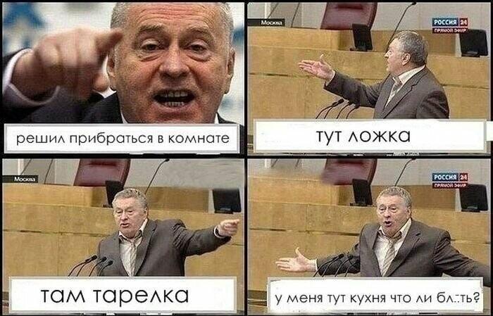 Смешные мемы с Жириновским