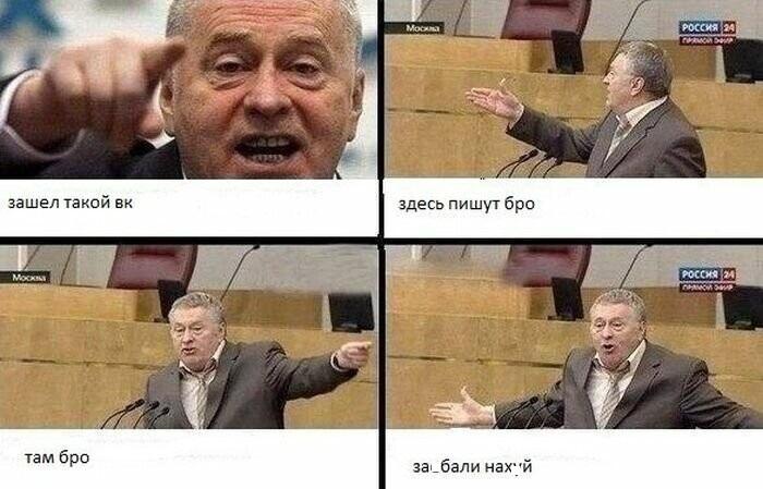 Смешные мемы с Жириновским