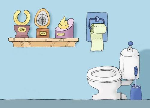 Анекдоты - картинки про туалет