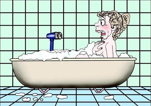 анекдоты картинки про ванную