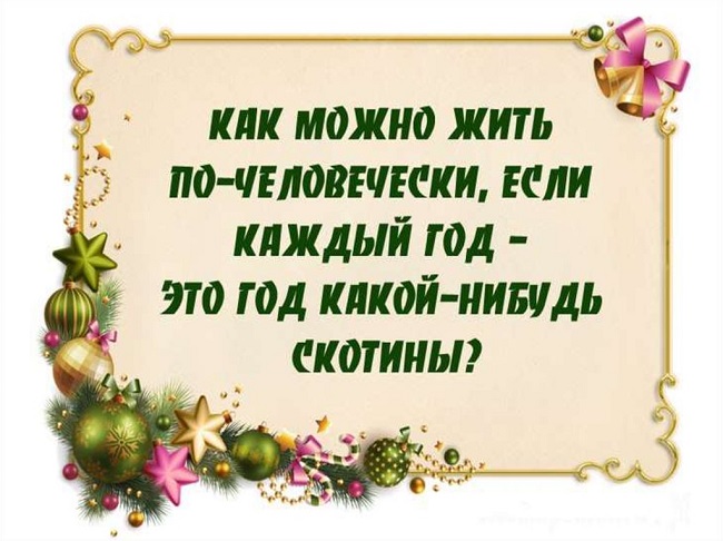 Подробнее о статье Смешные статусы про Новый год (картинки)