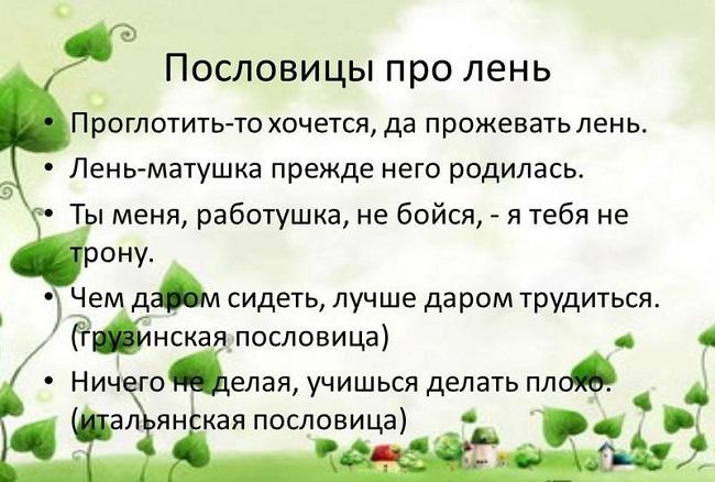 Разные пословицы и поговорки на картинках