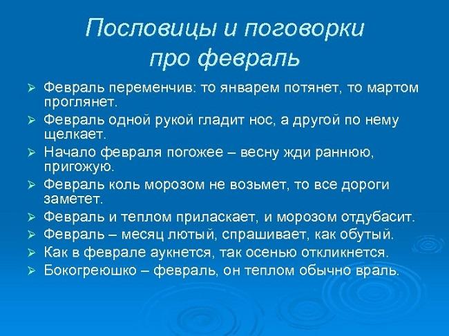 Подробнее о статье Русские народные пословицы про февраль