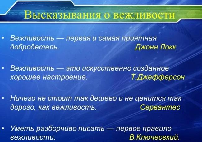 Подробнее о статье Красивые цитаты про вежливость