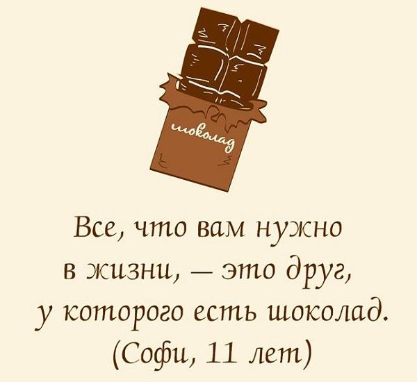 Подробнее о статье Красивые фразы и цитаты про шоколад