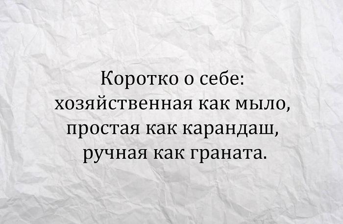 Подробнее о статье Забавная характеристика о себе